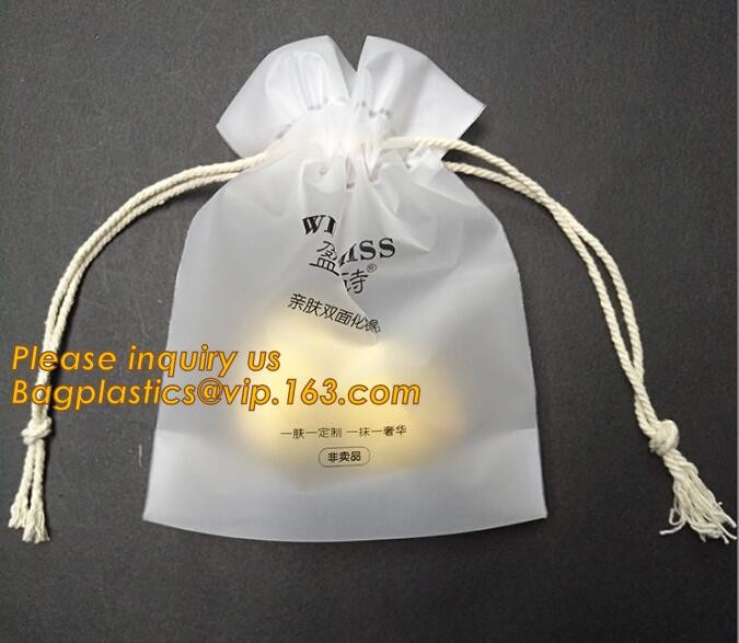 Plastic Bag OEM Custom PVC Loop Handle Image Printed Plastic Shopping Bag,Promotional Clear Waterproof Plastic Cosmetic