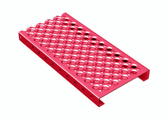 2mm Perforated O Grip Strut Grating Traction Tread Flooring