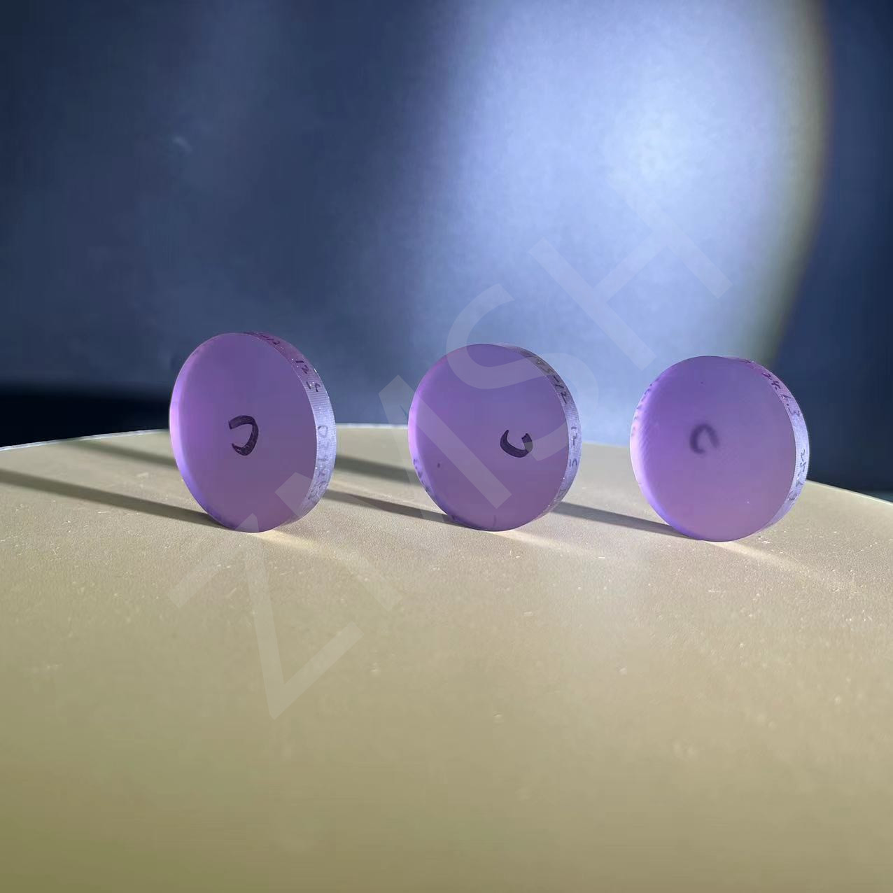 Colored Sapphire Optical Windows SSP/DSP C-axis A-axis Customized Application for Laser Systems Optical Components