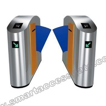FCC Approved waterproof stainless entrance barrier gate / Biometric system