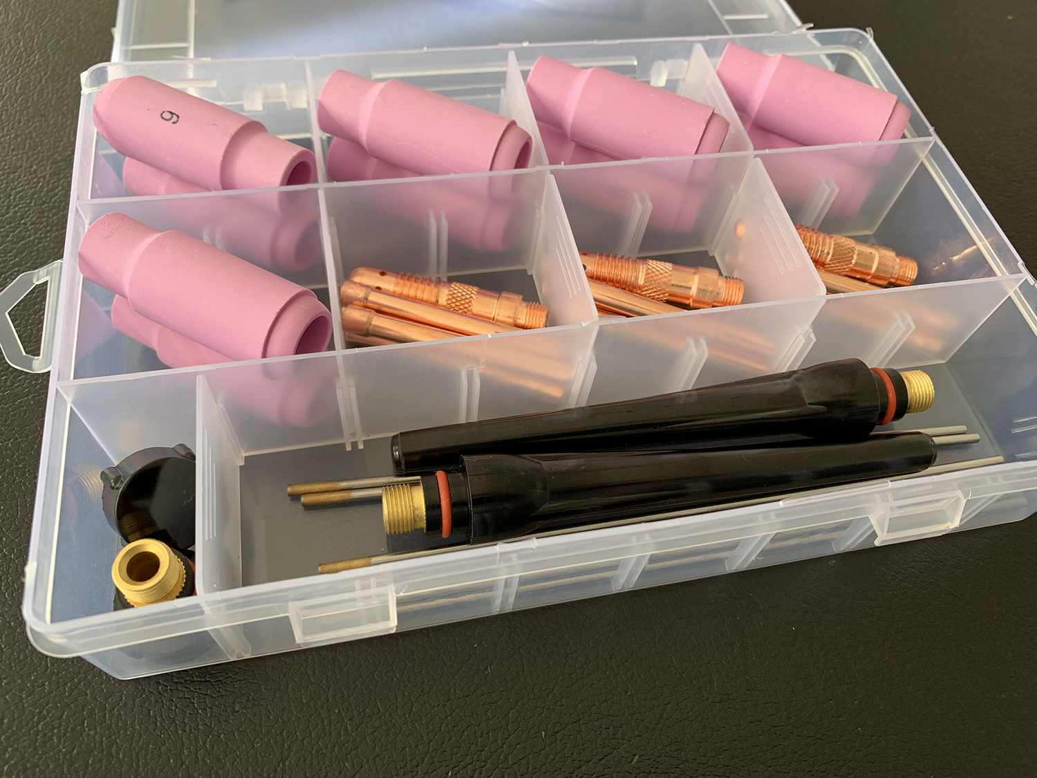 Stubby Gas Lens TIG Welding Torch Collect for Alumina Ceramic Nozzle WP17 WP18 WP26