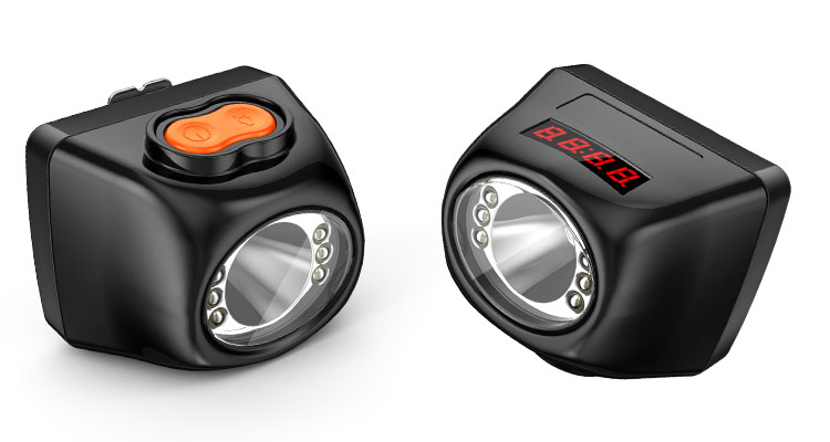 KL4.5LM Cordless Mining LED Cap Lamp 7000lux 16H IP68