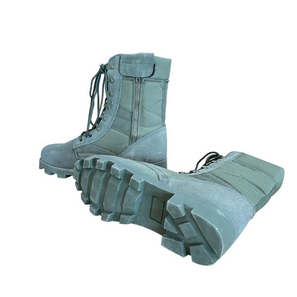 Smashing Rubber Sole Hard Toecap Rough Suede Leather Safety Boots for Industrial