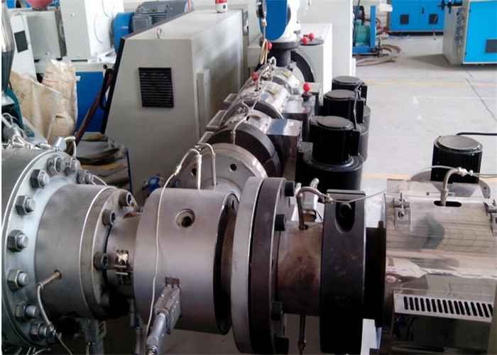 PE Pipe Manufacturing Plastic Extrusion Line For PE Carbon Spiral Reinforcing Pipe