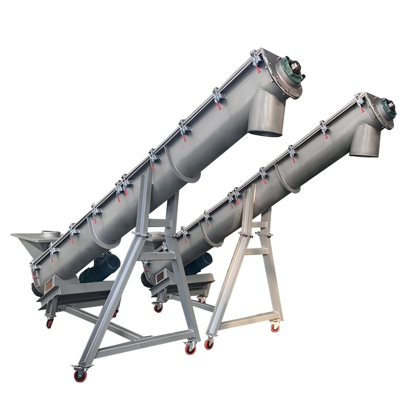 OEM Custom Stainless Steel Screw Auger Conveyor U-Type Cement Screw Conveyors