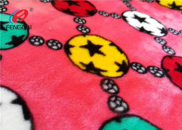 4 Way Stretch Micro Spandex Velvet / Velboa Fabric Short Pile Fabric For Making Blanket