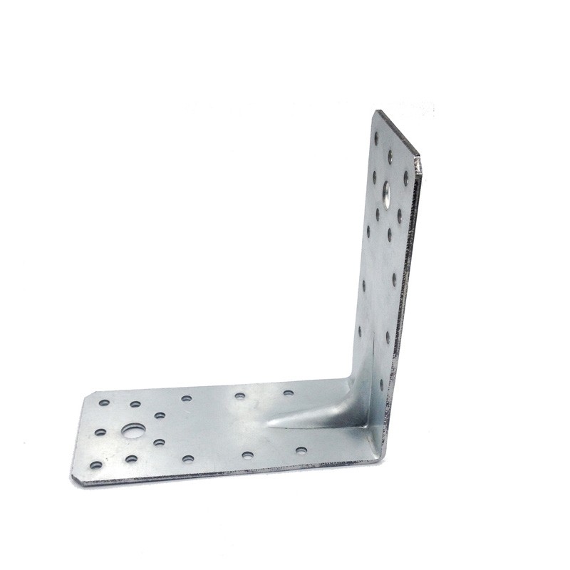 Hardware Timber Connectors Galvanized Steel Corner Brackets Weighing 36.4g