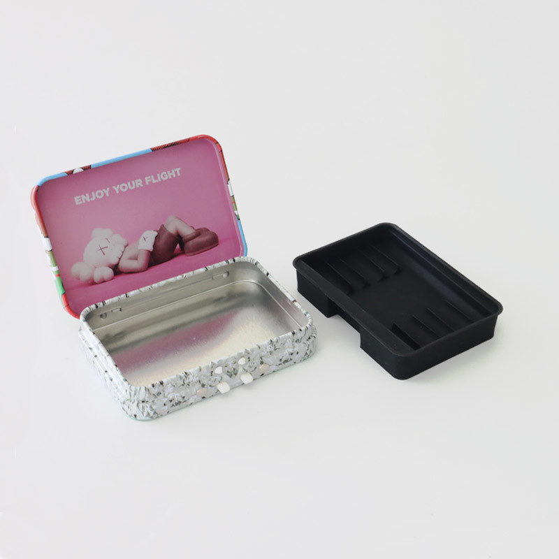Airtight Cigarette Metal Tin Childproof Tin Box for Mint Candy Cones Usage