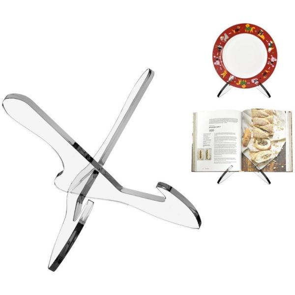 Transparent Acrylic Display Stand for Bowls, Plates, Books, Envelopes Photo