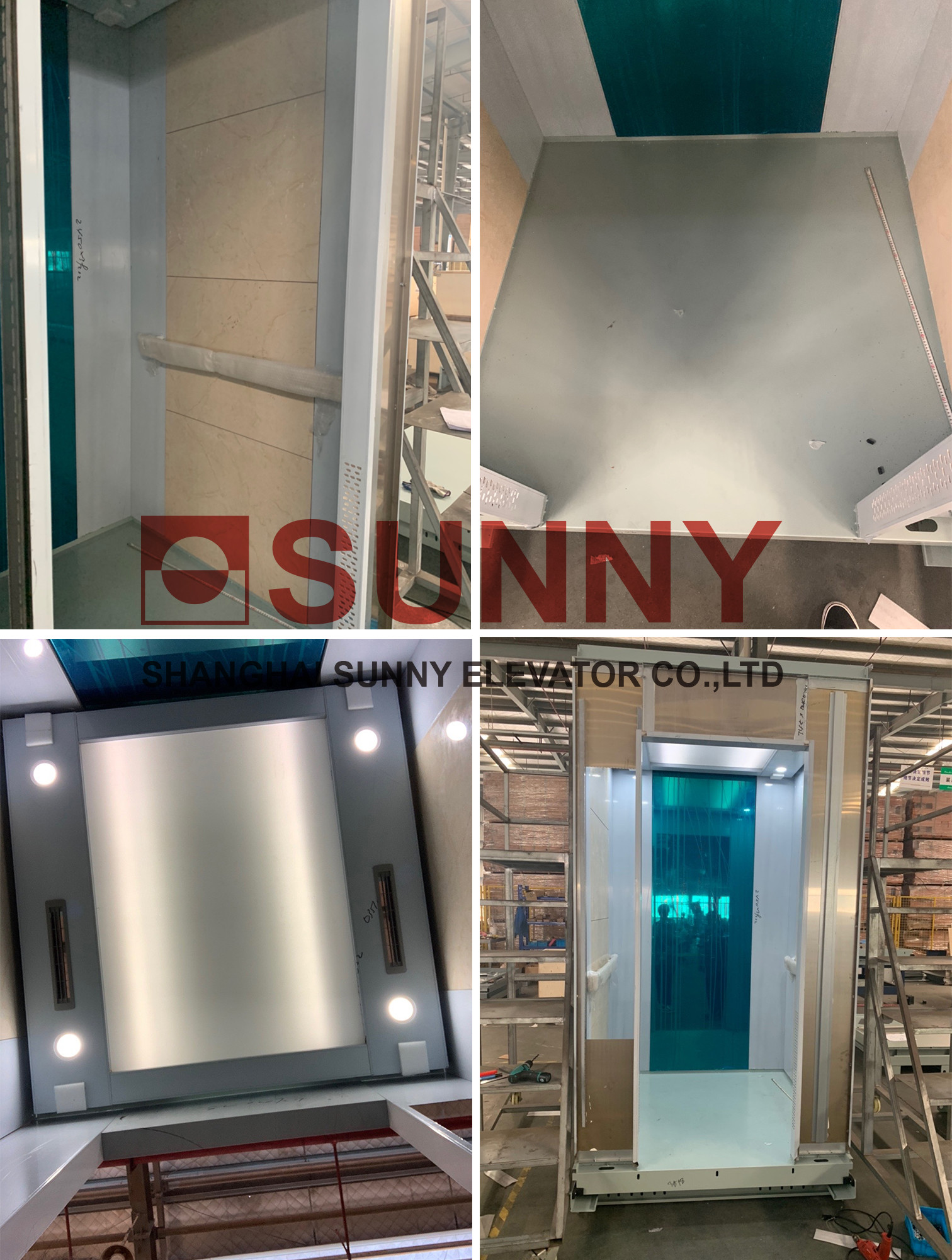 Load 100-300kg Industrial Dumbwaiter Elevator Open Sliding Door Flexible With Car Design