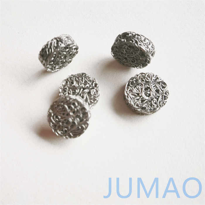  304SS 316SS Knitted Wire Mesh Filter Gasket Demister Pads Manufactures
