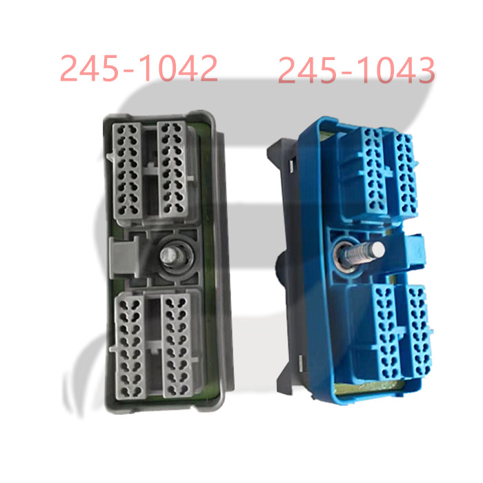 245-1043 Controller Plug Socket 64 Pins Electric Excavator Parts CAT E312D E314D E319D