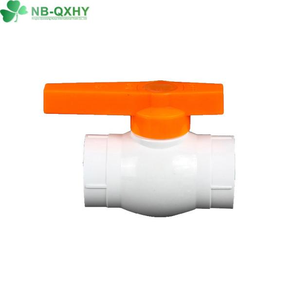 Low Temperature Straight Through Type PVC Irrigation Ball Valve for Water Supply