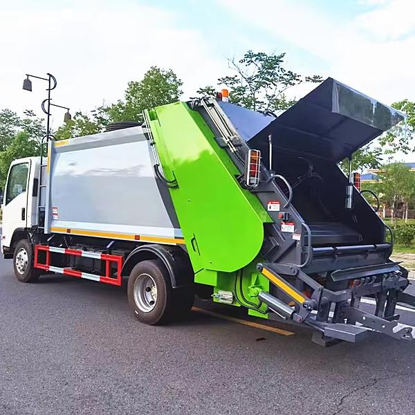 ISUZU Chassis 10m3 Compactor Garbage Truck Rubbish Bin Collection Dump Truck 8