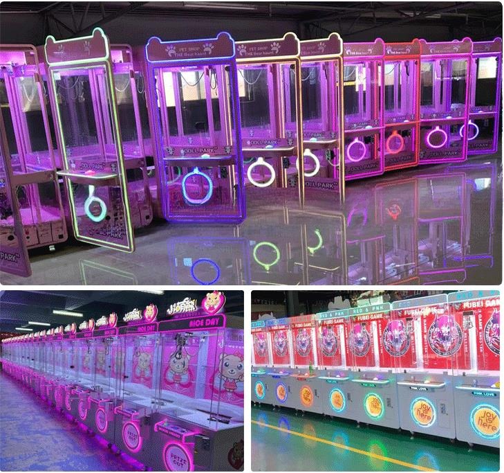 Dreamland coin operated claw crane toys machine crane arcade claw machine game with bill acceptor