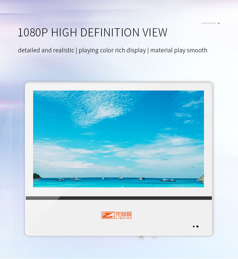 Wall Mounted LCD Advertising Display 32 43 50 55 65 Inch