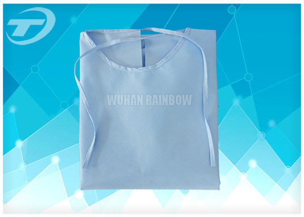 Disposable Coveralls Waterproof Disposable Gown With Knitted Cuff