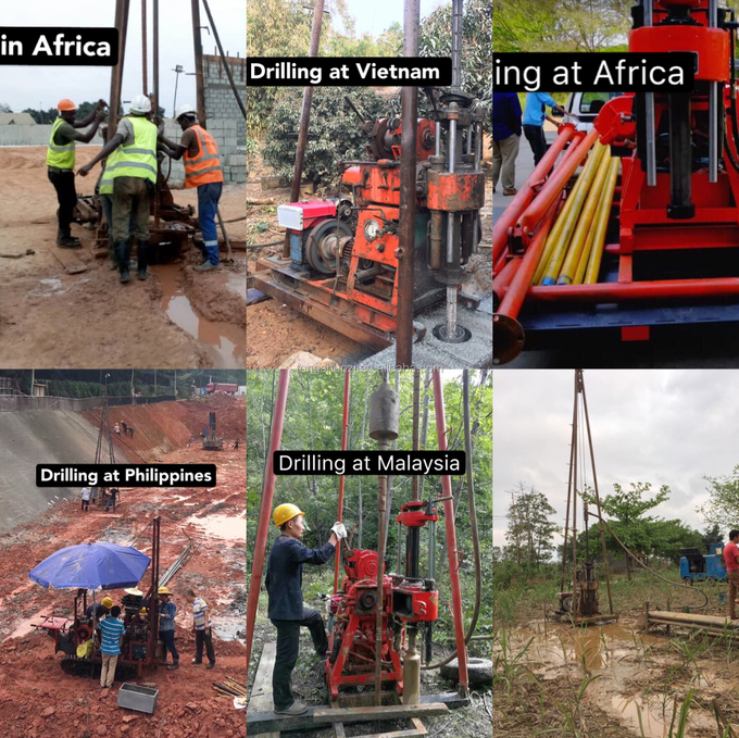 OEM Gk - 200 Meters Depth Core Industrial Investigation Engineering Drilling Rig 7