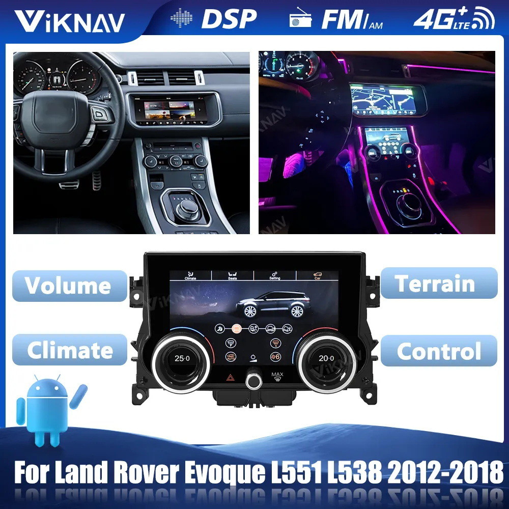 2012-2018 for Range Rover Evoque L531 L538 climate control air conditioning LCD touch screen