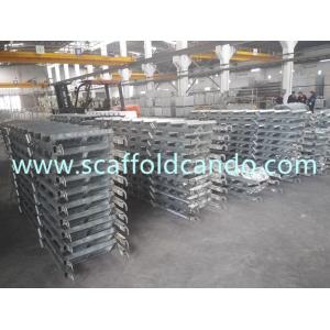 Good performance 1829*1725*2515mm 43.5mm hooks scaffolding steel 8 steps ladder,