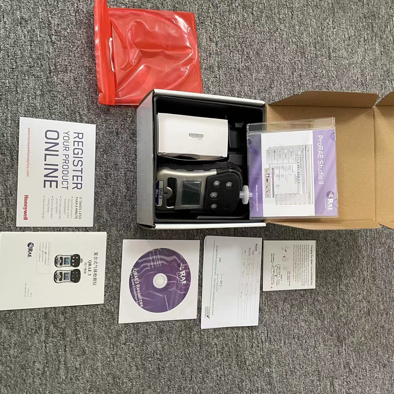 Original Honeywell PGM-2500 QRAE 3 Compact Monitor 4 Gases Wireless Gas Detector LEL / H2S / CO / O2