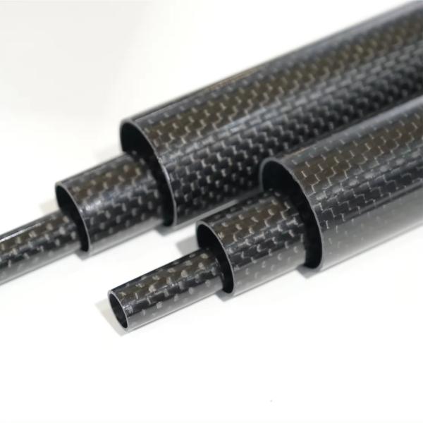 OEM custom carbon fiber spearfishing barrel for fishing rod round shaped carbon