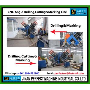  CNC Angle Drilling and Marking Line (Cutting Function in Option) Manufactures