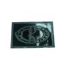 Buy cheap Black Garment, Suitcase Embossed Leather Patches, Label Patch For Men from wholesalers