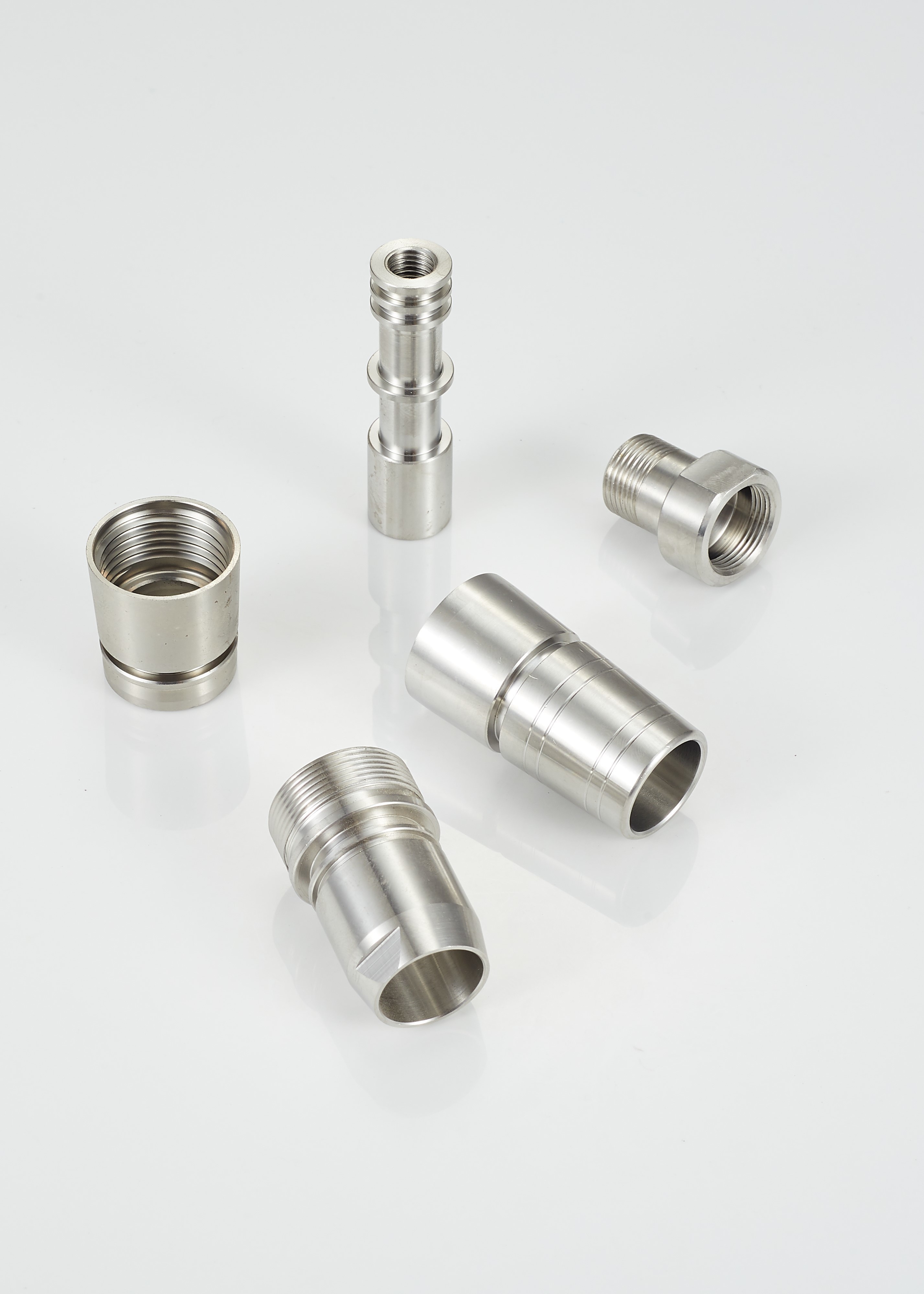 CASC Certified Precision Machining Parts 38mm Dia Natural Steel Color