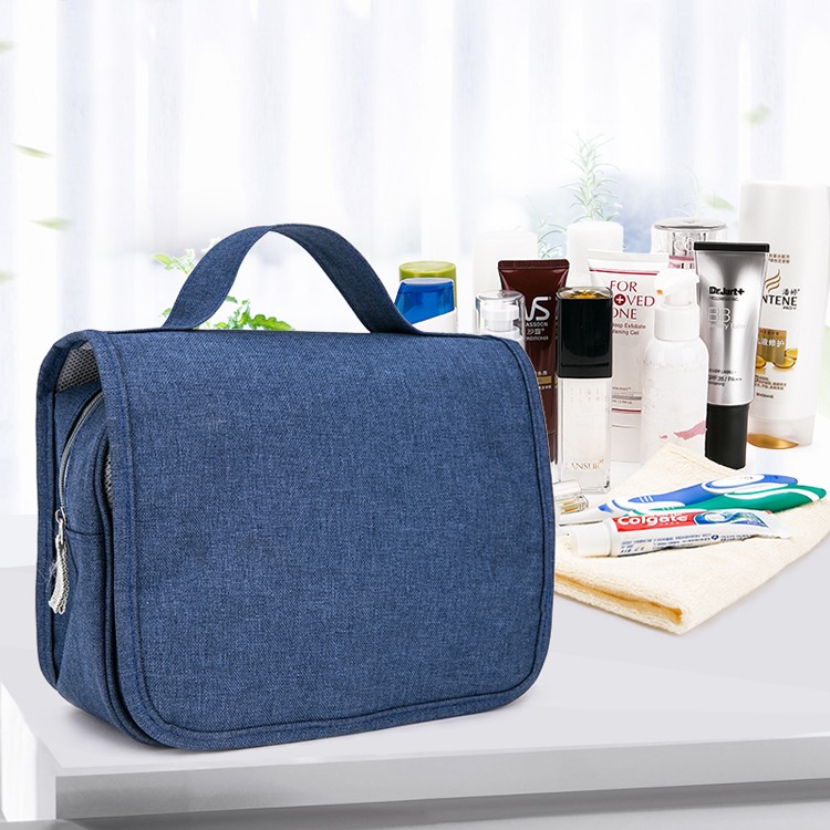 Mens Foldable Cosmetic Bag Organizer Hanging Travel Toiletry Bag