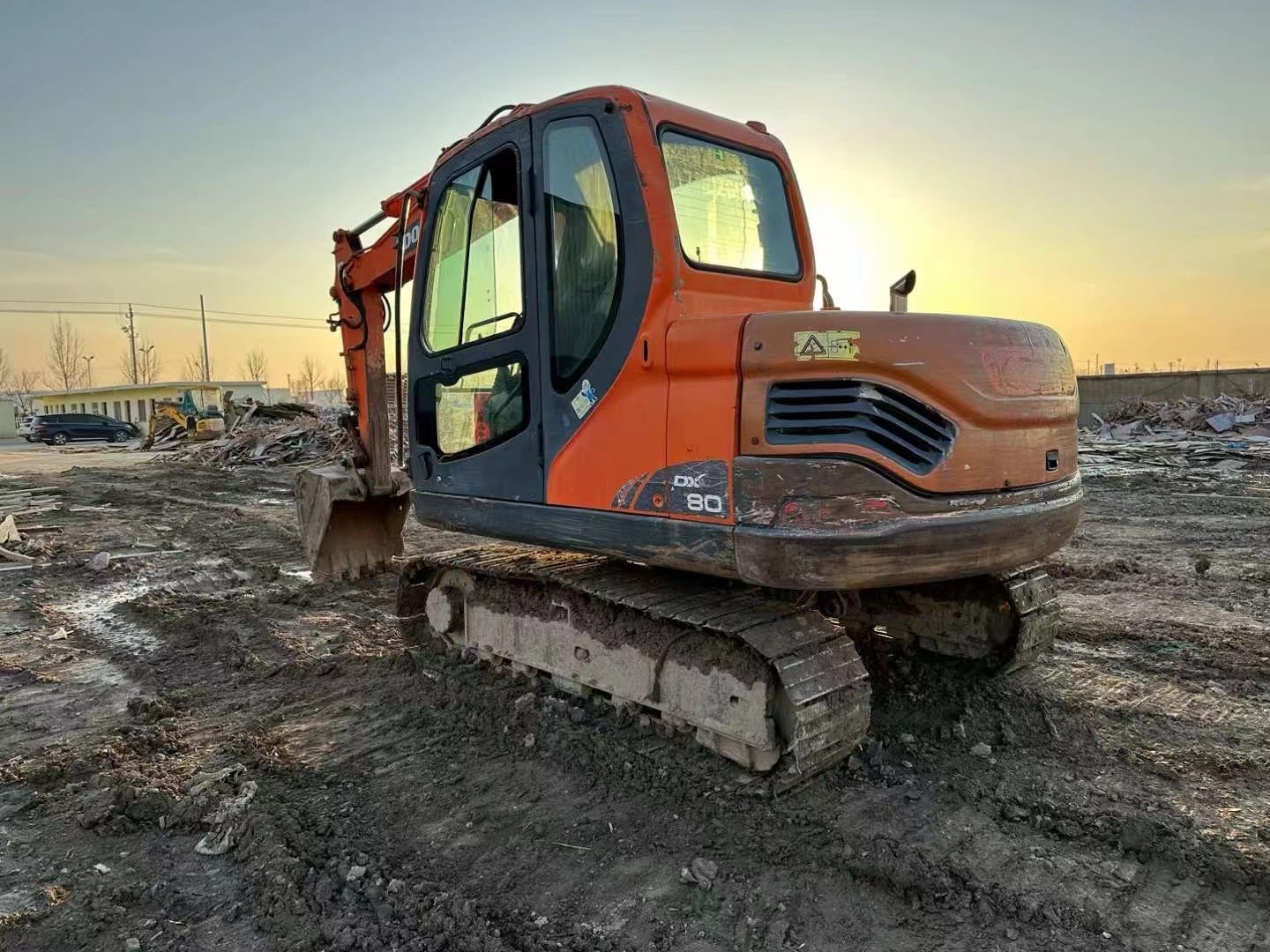 8 Ton Used Doosan DX80 Excavator Hydraulic Crawler Digger