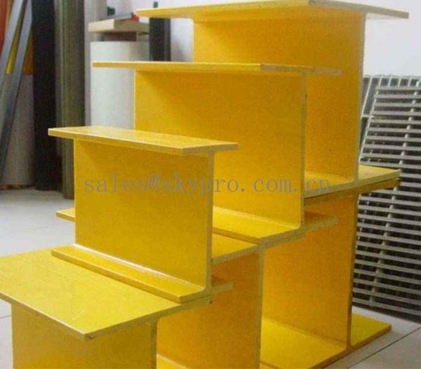 Corrosion and chemical resistance pultruded FRP profiles instructure type U / C