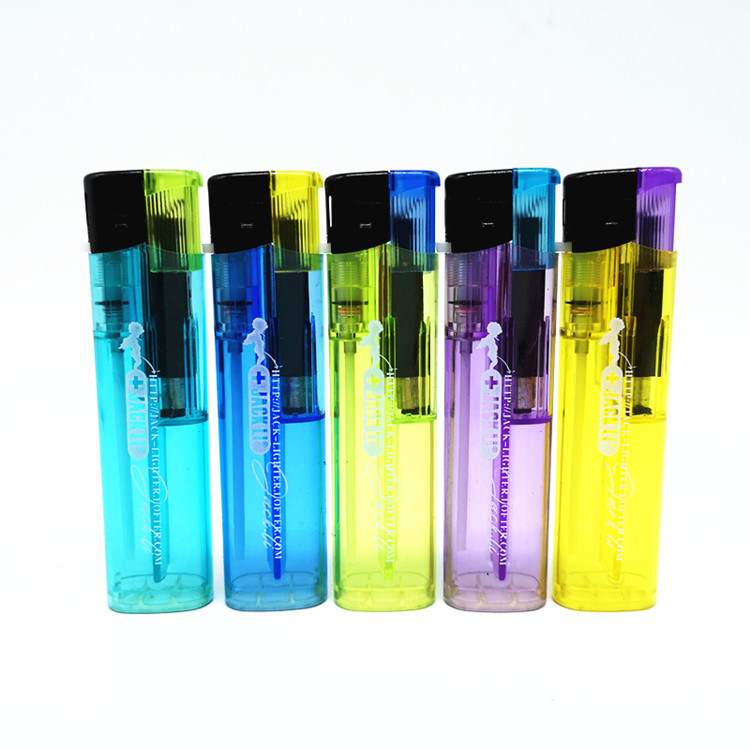 Whole New Arrival Solid Color Windproof Cigarette Lighter ISO9994