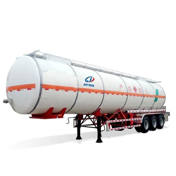 24v Electrical System Semi-Trailer lng road tanker truck for petro delivery in