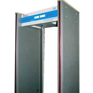 Weatherproof , Shockproof , Fireproof walk through gate 6 zone with Remote