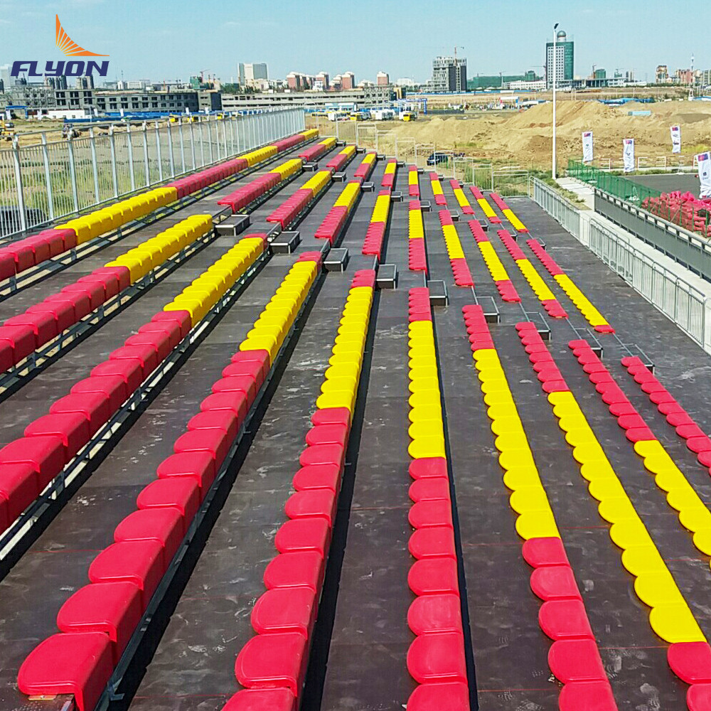 Aluminum Outdoor Bleachers With Customizable Seating Metal Bleachers