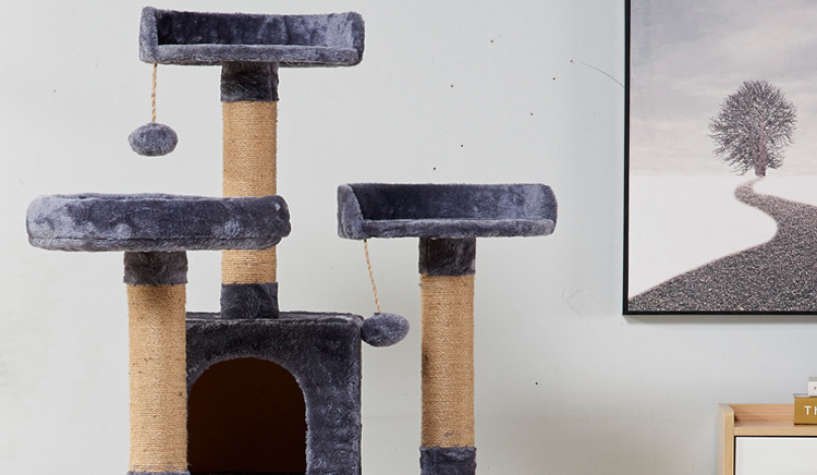 Cat Tree Scratch Post As Photo or Customized Toys Type Interactive Toys Faux Fur Rope