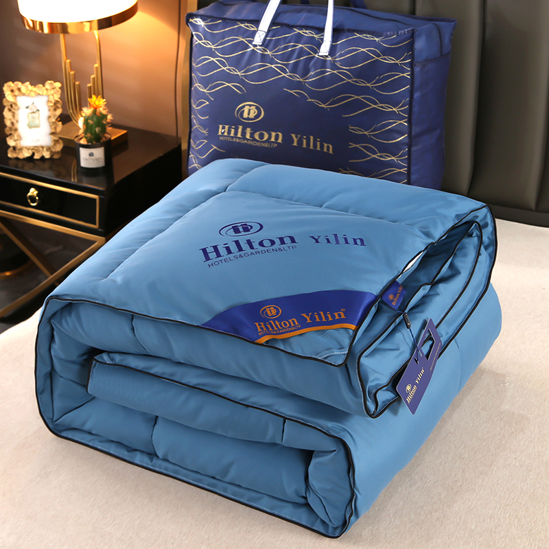 Custom Size Sustainable Hilton Hotel Textile Quilt Duvet Bedding with 100% Polyester