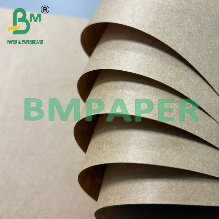80g Packaging Kraft Paper Natural Brwon Wet Strength Wrapping Board