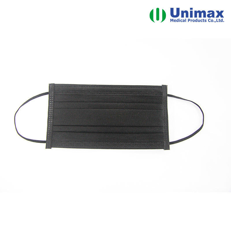 Black Earloop Disposable Surgical Face Mask