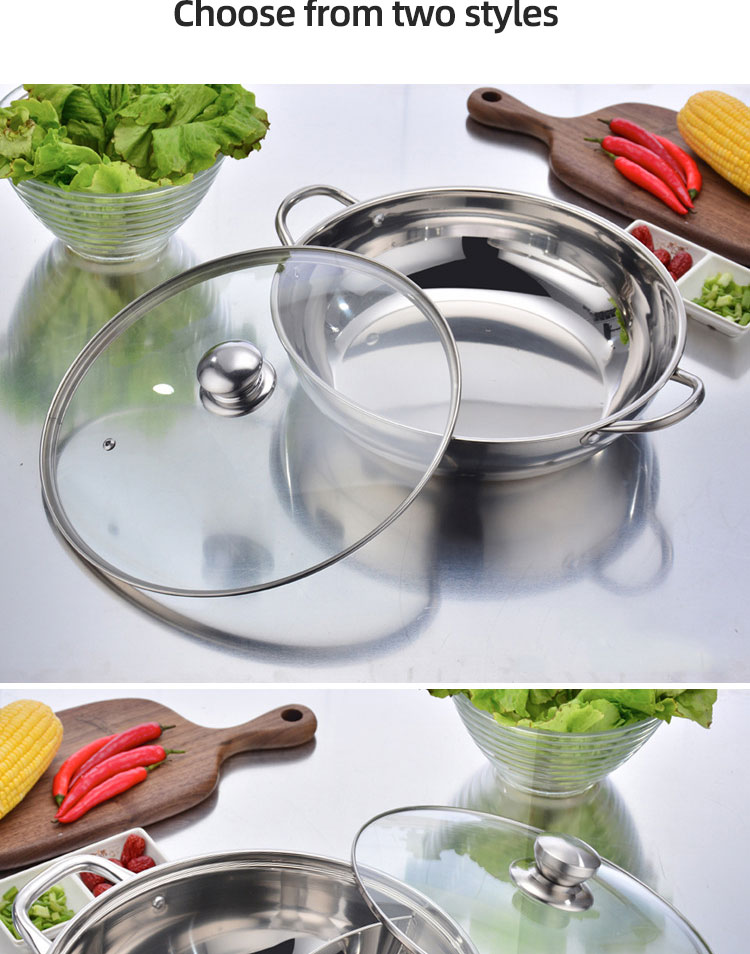 Wholesale Food Grade Stainless Steel Cookware Pot Induction Cooker Soup Pot Stainless Steel Cooking Pot