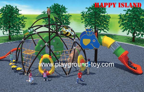Kids Outdoor Climbing Frame, Kids Climbing Equipment For Outdoor Play System