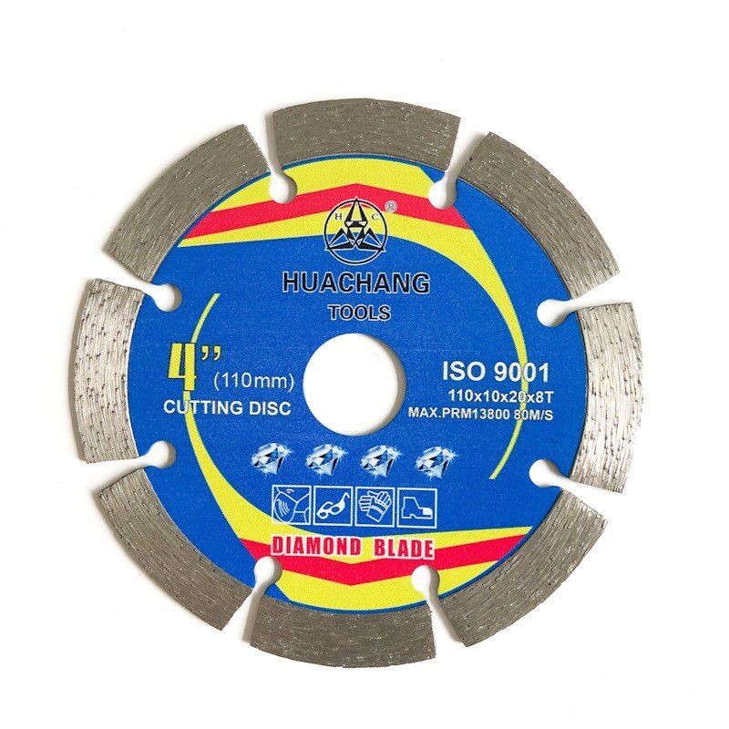Hot Press 110×1.2/1.8×10×20×8T Segmented Blade Diamond Saw Blade For Ceramic ,Tile,Granite,Marble, Concrete And Brick