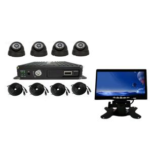4 Ch FHD D1 H.264 Vehicle Security Camera System Kit with Car camera lcd monitor