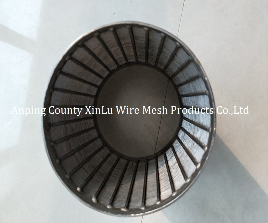 Stainless Steel 2205 Wedge Wire Screen Tube with 219mm Johnson Water Well Screen Pipe