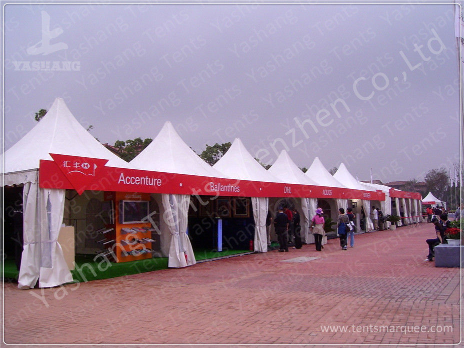 White PVC Textile Roof and Wall Outdoor Event Tent with Skeleton of Aluminum Alloy