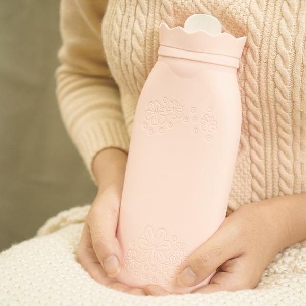 2 Liter Soft Hot Water Bottle Bag With Red Screw Cap For Pain Relief Neck And