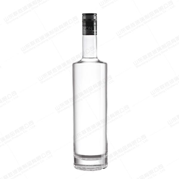 Hot Stamping Glass Bottle for Vodka Glass Collar Manufacture Included Large