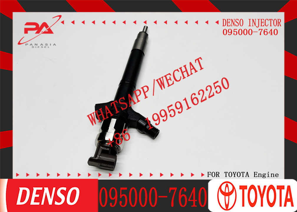 Common Rail Fuel Injector 095000-7640 for TOYOTA 2AD-FTV 23670-0R170 23670-0R120 23670-0R020 23670-0R070