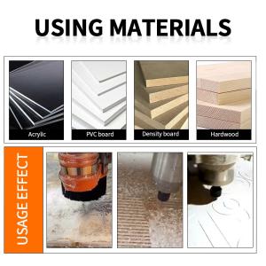 YingBa Left Cut End Milling Cutter 2 Flutes Spiral Tungsten Carbide for Wood